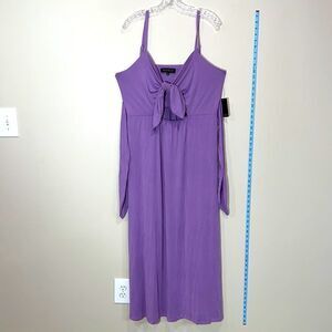 Sexy Purple Sleeveless Plus Size Dress By Eloquii. Size 18